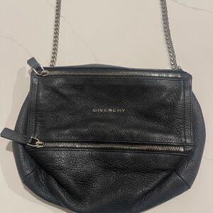 NEW-Givenchy Mini Pandora Bag with Chain (leather)